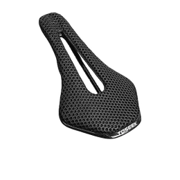 ALEFCO Mountain Bike Seat Carbon Fiber 3D Printed Bike Saddle Fiber Ultralight Hollow Comfortable MTB Seat Cushion Soft Bicycles Saddle For Mountain Road Bike Seat Cycling Accessories bicycle saddle