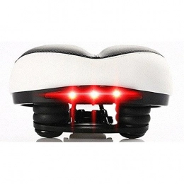 CHE^ZUO Spares CHE^ZUO BICYCLE SADDLE Mountain Bike Cushion Bicycle Tail Light Seat Cushion Ass Widen Comfortable Soft, Red, 280 * 210Mm