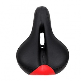 CHE^ZUO Spares CHE^ZUO BICYCLE SADDLE Mountain Bike Thick Mat Transmission Vehicle Saddle, 270 * 200Mm Red and Black