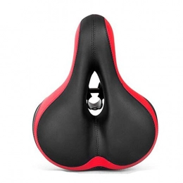 CHE^ZUO Spares CHE^ZUO BICYCLE SADDLE Thick Widen Silicone 0 Car Seat Cushion Oppression Hollow Bicycle Bicycle Parts, Black and Red B, 250 * 200Mm