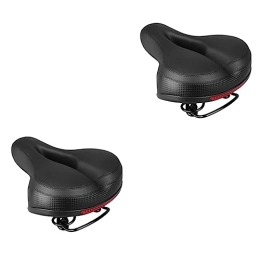 Clispeed Mountain Bike Seat CLISPEED 2pcs Bike Child Seats Exercise Bike Noseless Bike Seat Road Bike Saddle Replacement Saddle Padded Saddle With Tail Lights Bicycle Seat Liner Road Bike Seat Mountain Bike Saddle Mat