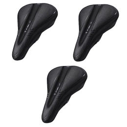 Clispeed Mountain Bike Seat CLISPEED 3pcs Trail Bike Off Road Accessories Saddle Miuntain Bike Saddle Mountain Bike Seat Thicken Road Bike Saddle Cycling Seat Cushion Bike Seat for Cycling Riding Bicycle Seat Mat Pad