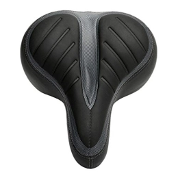 Clispeed Mountain Bike Seat CLISPEED Bicycle Saddle Soft Comfortable Wide Bike Seat Shock Proof Bike Saddle Replacement for Mountain Bike Mountain Bike (Black)