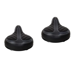 Clispeed Mountain Bike Seat CLISPEED Mountain Bike 2pcs Bikes for Adults Comfortable Bike Saddle Bike Cushion Bike Replacement Bicycle Seat Bike Seat Saddle Bike Seat Cushion Cycling Equipment Black Stripe