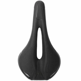 Generic Mountain Bike Seat Comfortable Bike Saddle for Men & Women, wide bike seat Cushion for Trekking Bike, Mountain Bike and City Bikes, Black, large