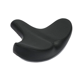 AdirMi Mountain Bike Seat Comfortable Widening Bike Seat, Anti-slip Durable Shock Absorbing Bicycle Saddle Memory Foam Soft Padded Universal Men, Women, for Mountain Bikes, Road Bikes, Black