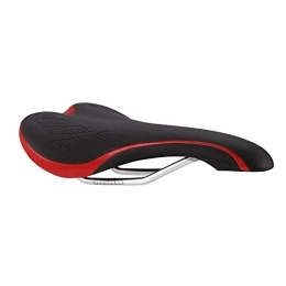 Bktmen Spares Cycling MTB BIke Bicycle Saddle Breathable Soft Seat Comfortable And Anti-Shock Bike Accessories Road Mountain Bike Races Seat Bicycle seat (Color : Black and Red)