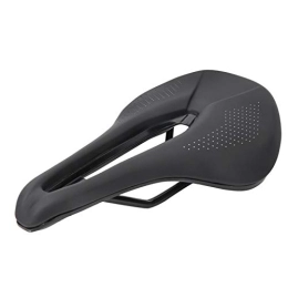 Samnuerly Spares Cycling Saddle Cushion Pad Seat wear-resistant robust PU Black Road Mountain Bike Bicycle Soft Hollow for School Sports for trail riding