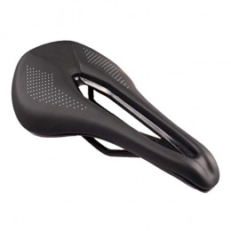 O-Mirechros Mountain Bike Seat Cycling Seat MTB Road Mountain Racing Bike PU Breathable Shockproof Soft Saddle Black