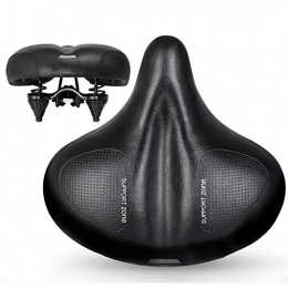 DASGF Spares DASGF Bicycle Saddle Cushion Comfortable Men Women Bike Seat Memory Foam PVC Fabric, Waterproof, Soft, Breathable, Fit Road Bike and Mountain Bike