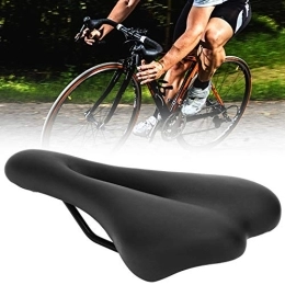 DAUERHAFT Spares DAUERHAFT Saddle Bicycle Seat Soft Cushion, for Road Bikes, Mountain Bikes and Fixed Gear Bikes(black)