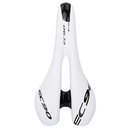 Demeras Spares Demeras Bicycle saddle Mountain Road Bike Seat Comfortable Shockproof Saddle Replacement Bicycle Accessory for Cycling (White)