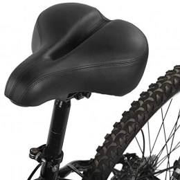 Demeras Spares Demeras High durability Comfort Cushion Cycling Accessory wear-resistant robust Shock Absorption Mountain Bike Saddle Seat exquisite workmanship for Home Entertainment(black)