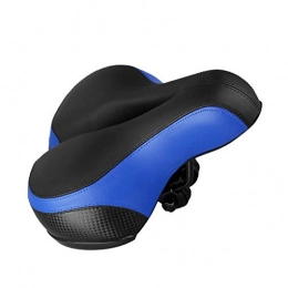 Demino Spares Demino Bicycle Saddle Reflective Shockproof Bike Seat MTB Mountain Bike Cycling Soft Seat Cover Cushion black blue 24.5 * 19.5cm