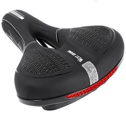 DFGDFG Spares DFGDFG Bicycle Seat Saddle Rear-Reflective MTB Road Bike Saddles Mountain Bike Racing Saddle PU Breathable Soft Seat Cushion Bike Parts (Color : Casual type)