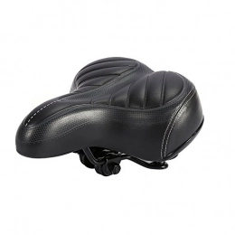 Dibiao Bicycle Saddle Comfort Wide Big Bum Mountain Road Bike Bicycle Sporty Soft Pad Saddle Seat Black