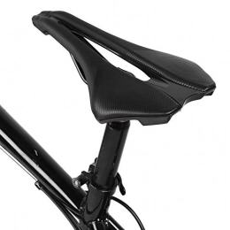 Dilwe Spares Dilwe EC90 Black Line universal shock absorber saddle, with ventilated hollow, mountain bike saddle street bike seat cushion bike accessories