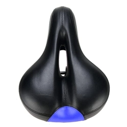 DSFHKUYB Mountain Bike Seat DSFHKUYB Bike Saddle, Comfortable Men Women Bike Seat, Soft Breathable Shockproof Design, Waterproof Bicycle Seat Thicken Comfortable Soft Cushion for Road Bike Cruiser Mountain Bike Exercise Bike, Blue