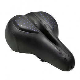 DSMGLSBB Spares DSMGLSBB Bicycle Saddle, Breathable Memory Sponge Bike Saddle, Hollow Ergonomic Bicycle Seat Dual Spring Design Fit Most Bikes, Blue