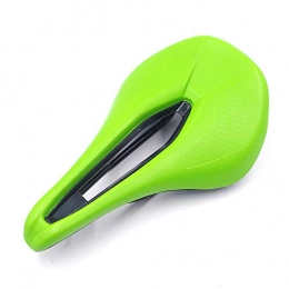 DUNRU Spares DUNRU Bike Seat Bicycle Saddle MTB Road Bike Racing Saddles Seat Wide Breathable Soft Seat Cushion Parts Bike Saddle (Color : Green)