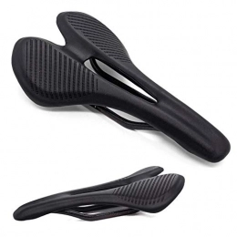 DYQ Spares DYQ Bicycle Seat Carbon Fiber Road Mtb Saddle Use 3k T700 Carbon Material Pads Super Light Leather Cushions Ride Bicycles Seat (Color : Black)