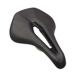 Elviray Spares Elviray Mountain Bike Hollow Seat Cushion Super Fiber Leather Cushion Silicone Cushion Nylon Plus Fiber Bottom Bicycle Seat