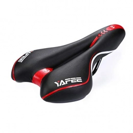 ENJOHOS Spares ENJOHOS Bike Saddle, Mountain Bike Saddle Waterproof, Bike Seat, Bicycle Cushion Suitable for MTB Mountain Bike, Folding Bike, Road Bike (Red)