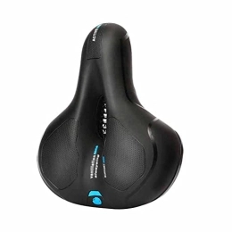 Asudaro Mountain Bike Seat Exercise Bicycle Saddle, Comfortable Bike Seat Bicycle Seat for Men Women Memory Foam Bike Seat Universal Bike Seat Replacement Shock Absorbing Bike Accessories for Road Bikes，Mountain Bikes