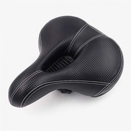 O-Mirechros Mountain Bike Seat Exercise Bike Pad Leather Carbon Fiber Mtb Road Bike Mat Rail Cushion Comfortable Seat Black