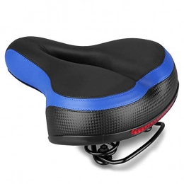 Fayear Mountain Bike Seat Fayear Bike Saddle, Comfort Breathable Soft Bicycle Cushion Hollow Slow Rebound Memory Foam Saddle for Women and Men MTB Mountain Bike Exercise Bike Road Bike (Blue)