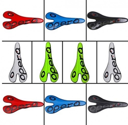 FidgetGear Matte Gloss Full Carbon Fibre Saddle Lightweight 3K Racing Road Bike MTB Seat Red