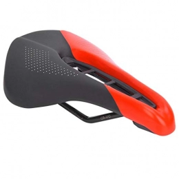 FOLOSAFENAR Mountain Bike Seat FOLOSAFENAR Quality Bike Seat Wear-resistant Breathable, Suitable for Mountain Bikes(Black red)