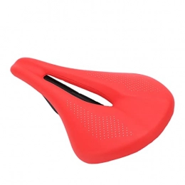 Gaeirt Mountain Bike Seat Gaeirt Road Bike Cushion, Double Track Seatposts Bicycle Saddle for Mountain Bikes and Road Bikes(red)