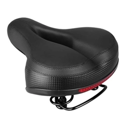 Garneck Spares Garneck Bicycle Saddle Shock Absorbing Soft Comfortable MTB Bicycle Seat Replacement Cushion for Home Bike Road Bike Mountain Bike (Red), 310AR1018Y78MRT, Black