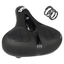 GLAMVILLA Mountain Bike Seat GLAMVILLA Gel Bike Seat Cushion Comfortable Bicycle Seat with Shock Absorption Foam Bike Saddle for Women Man Comfort for Indoor Mountain Peloton Bike