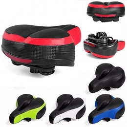 Global Brands Online Mountain Bike Seat Global Brands Online Wide Big Bum Road MTB Bike Saddle Bike Bicycle Seat Cushion Shockproof And Reflector