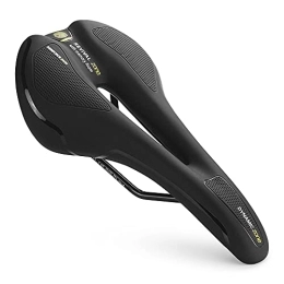 GNEHCUY Spares GNEHCUY Mountain Bike Seat, Gel Bike Seat Road Bike Saddle Ultralight Racing Seat Road Bicycle Saddle For Men Soft Comfortable MTB Bike Seat Cycling Spare Parts (Color : Black)