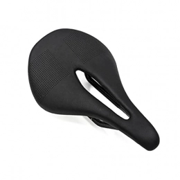 GO-AHEAD Spares GO-AHEAD Bike Seat, Carbon Fiber + Leather Road Bike Seat Cushion Breathable Seat Cushion Mountain Bike Seat Cushion Accessories Mtb Accessories (Color : Black)