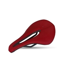 HFQNDZ Mountain Bike Seat HFQNDZ TJY Women Bicycle Saddle Ultralight Soft Mtb Seat Comfortable Breathable Bike Cushion Road Mountain Bike Saddle Cycling Parts (Color : Red)