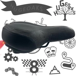 HUGEOAKS Mountain Bike Seat Hugeoaks Comfortable bicycle saddle, bicycle saddle with double shock absorbing ball, bicycle saddle suitable for mountain bike, road bike and stationary exercise bike