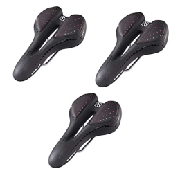 INOOMP  INOOMP 3 Pcs Road Bike Saddle Mountain Bike Mtb Saddle Pad Replacement Bike Saddle Bike Cushion Pad Silicone Bike Saddle Bike Seat Cushion Cycle Saddle Bike Saddle Pad Component Riding