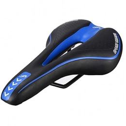 JIBO Spares JIBO Bicycle Saddle Bicycle Seat Gel Mount Bike Saddle Seat Mat Bicycle Racing Suitable For MTB Bicycle Saddle 270 * 140Mm, Blue