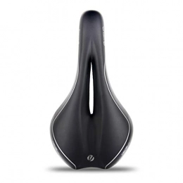 JIBO Spares JIBO Bicycle Saddle Seat Road MTB Mountain Bike Rear Seat Cushion Men Women Breathable Comfort Cycling Bike Saddle 26.7 * 14.2 Cm, Black