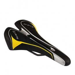 Jings Mountain Bike Seat Jings Bicycle Saddle Men, Silicone Non-Slip Bicycle Saddle for Mountain Bike, Trekking Bike And Racing Bike - Waterproof Bike Seat, Yellow