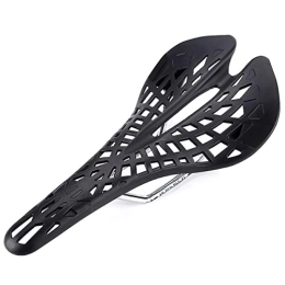 JINPENGRAN Spares JINPENGRAN Bicycle Saddle, Bicycle Saddle Seat Carbon Fiber PU Breathable Soft Cycling Accessories Mountain Road Bike Seats, A