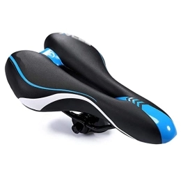 JINPENGRAN Spares JINPENGRAN Bicycle Saddle, Mountain Bike Seat Cushion Road Bike Saddle Hollow Breathable Soft Seat Cushion Bicycle Parts Accessories, C