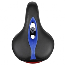 JQDMBH Spares JQDMBH Bike Saddles 1pc No-Nose Bike Seat Bike Saddle Absorbing Seat Cushion Mountain Bike Saddle With Ligh Hollow Seat Cushion For Road Bike (Color : Blue)