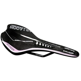 KBBKIC Mountain Bike Seat KBBKIC Bike Cycling Saddle Full Carbon Fiber Mountain Bike Seat Ergonomic Road Bike Seat For Road Bike And Mountain Bike (Color : Pink)