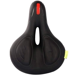 KCCCC Mountain Bike Seat KCCCC Bike Saddle Bicycle Saddle Comfortable Mountain Bike Hollow Hole Saddle Silicone Saddle Riding Equipment for Road Bike (Color : Red, Size : 27x14x21cm)