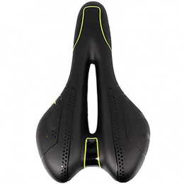 KDOAE Spares KDOAE Comfortable Road Mountain Bicycle Saddle Bicycle Saddle City Bike Seat Cushion Double Tail Hollowed Out Breathable Riding Accessories Most Bikes (Color : Green, Size : 27.5x16cm)